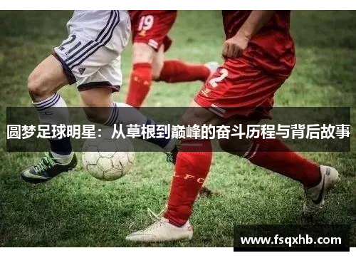 圆梦足球明星：从草根到巅峰的奋斗历程与背后故事